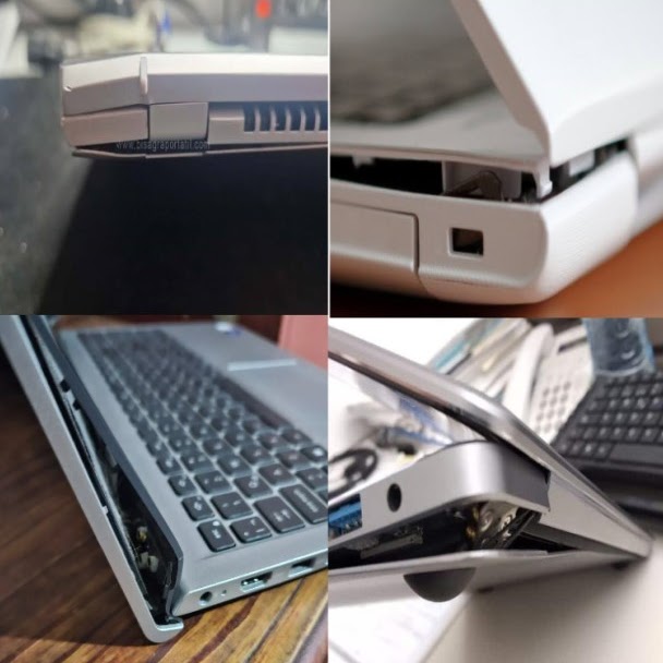Reparación de bisagras y carcasas de notebooks